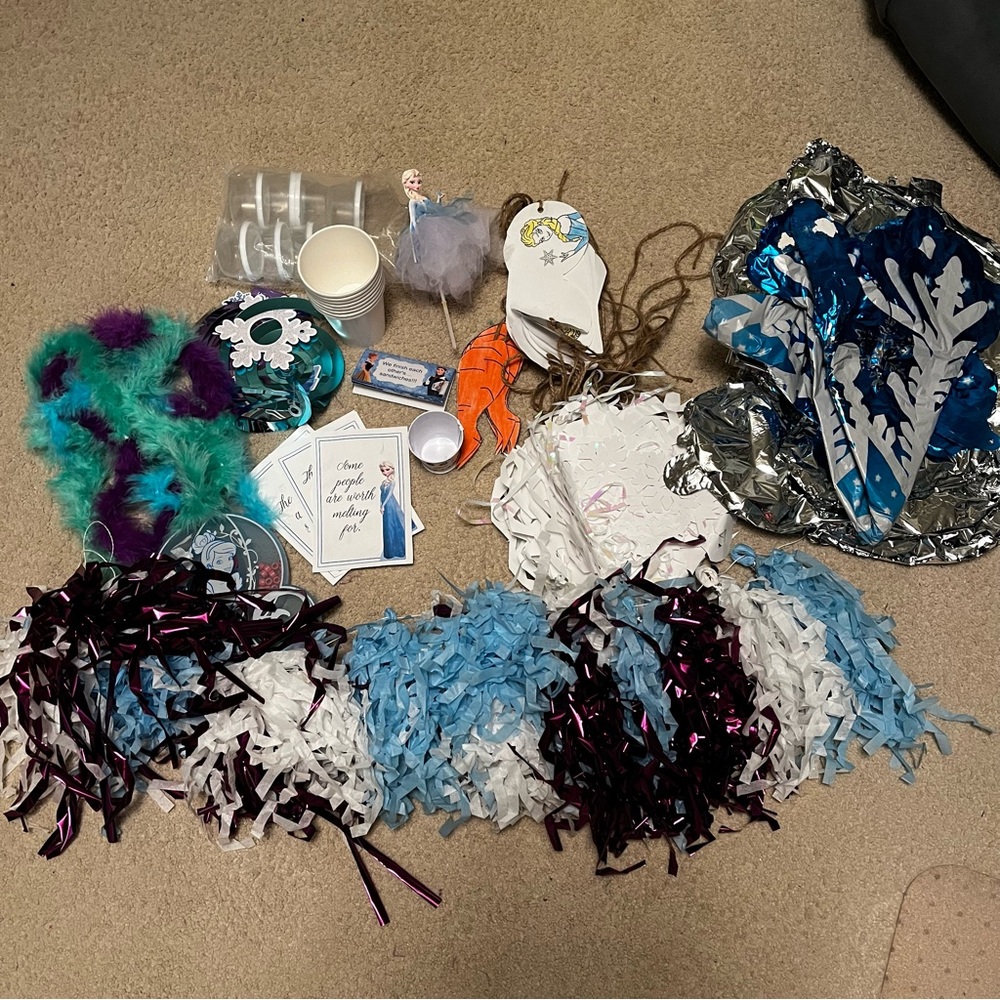 Frozen princess party in a box